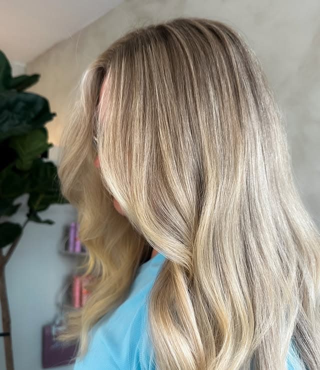 Askeblond balayage