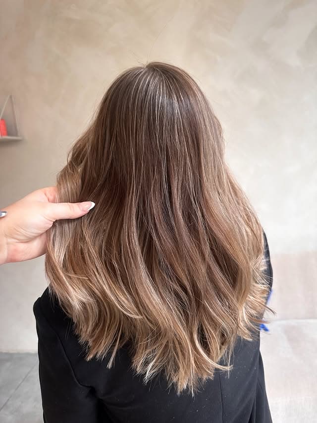 Bronde balayage med dybde