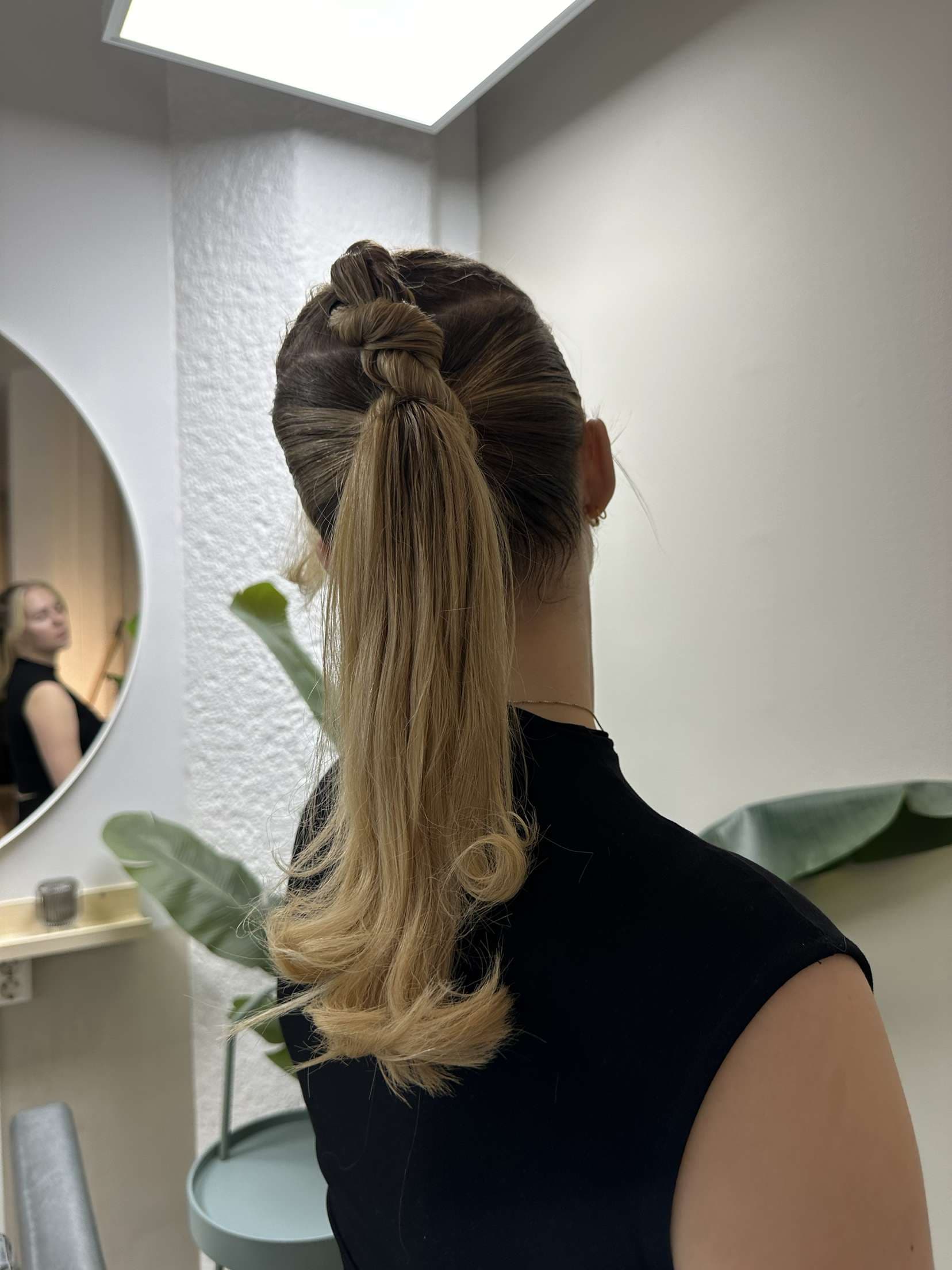Flettet, samlet hestehale
